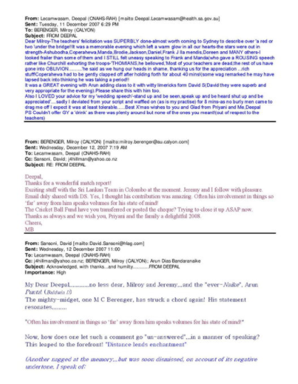 Poetry in motion with more Teacher dedications by David Sansoni