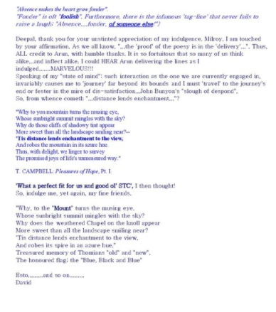 Poetry in motion with more Teacher dedications by David Sansoni