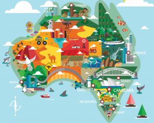 THE LAND DOWN UNDER – by Des Kelly