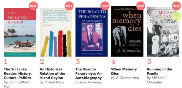 The best books on Sri Lanka
