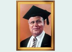Zahira College Colombo unveils The Portrait of AL - HAJ DESAMANYA - Professor M.T.A FURKHAN