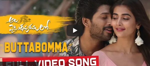 #AlaVaikunthapurramuloo - ButtaBomma Full Video Song (4K) | Allu Arjun | Thaman S | Armaan Malik