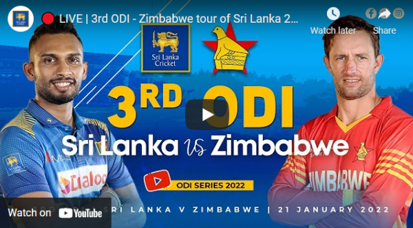 Sri Lanka hammer Zimbabwe in 3rd ODI seal series