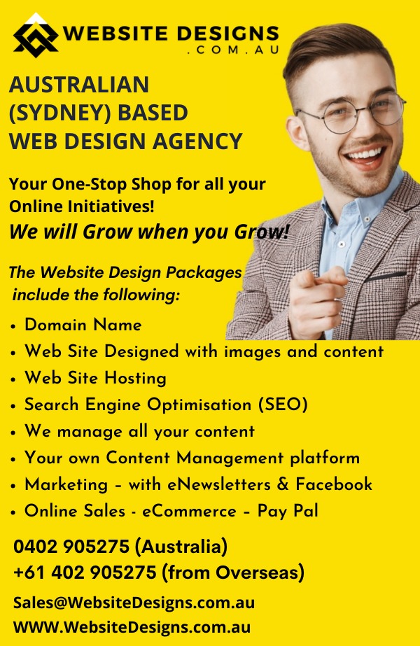 AUSTRALIAN (SYDNEY) BASED WEB DESIGN & CONVERSION AGENCY