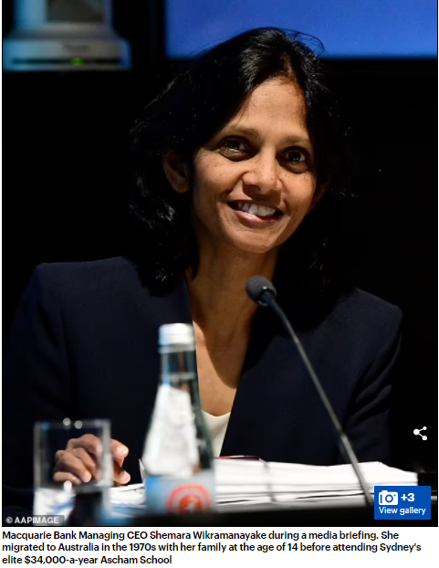 Australia's $315k-a-week woman: How the daughter of migrants who arrived Down Under with $200 in their pockets became the nation's highest-paid CEO-By CHARLIE COË