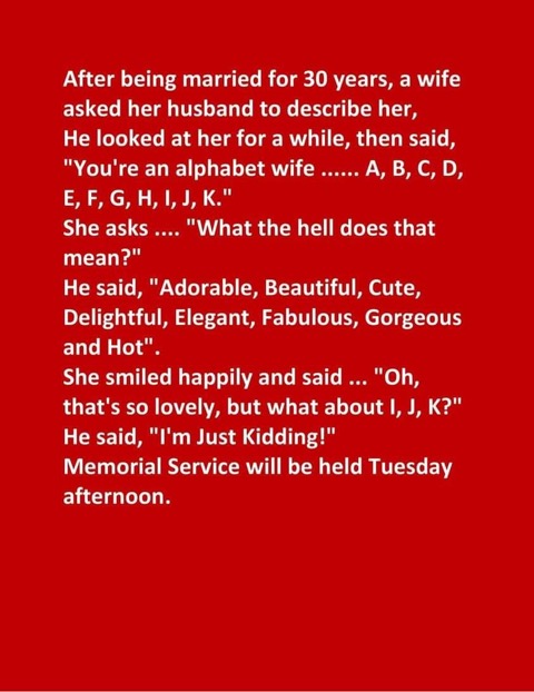 Marital bliss
