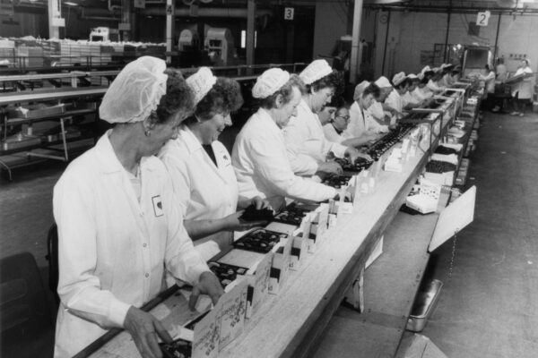 A Rowntree production line in Norwich