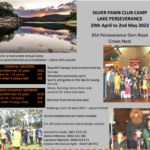 SILVER FAWN CLUB CAMP LAKE PERSEVERANCE 29th April to 2nd May 2022