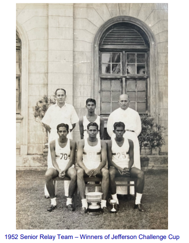 STC ATHLETICS 1950-53 Through the lens of Legendary Thomian Athlete – M. Balasubramaniam