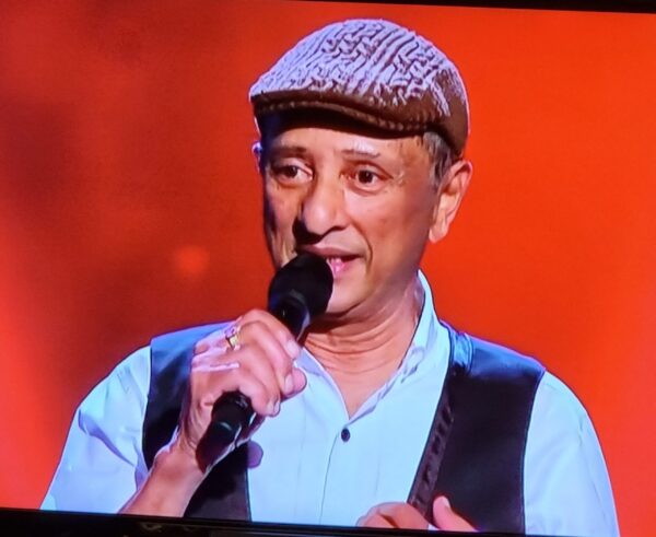 Conrad De Silva stunned the Voice on Channel 7 by appearing as the oldest entry