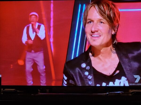 Conrad De Silva stunned the Voice on Channel 7 by appearing as the oldest entry