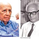 Lester James Peries and Martin Wickramasinghe