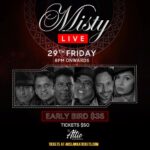 MISTY In Live April 2022 - Friday 29th, 8.00 pm (Melbourne Event)