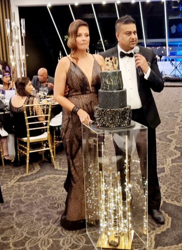 Rozanne De Silva celebrates her milestone 50th - an extravagant birthday bash thrown by Jude De Silva for wife Rozanne - by Trevine Rodrigo (Melbourne