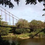 Kunchikulam Suspension Bridge - rare structure in the wilderness - By Arundathie Abeysinghe