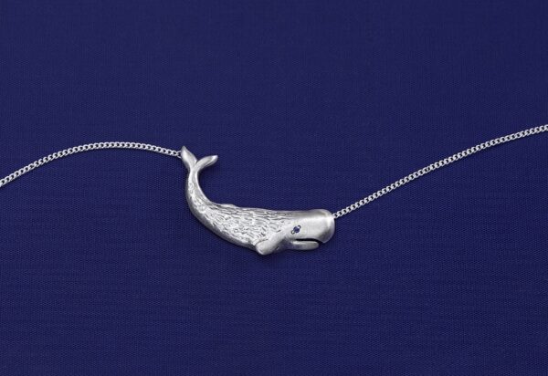 A Magical Blue Sapphire to Conserve the Majestic Sperm Whale