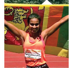 Long jumper Sarangi wins first place at Swiss meet