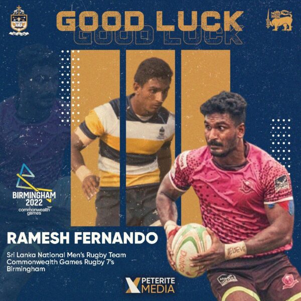 Congratulations to Peterites Ramesh Fernando and Aralanka Peiris - Representing Sri Lanka at the 2022 Commonwealth Games in Birmingham, UK