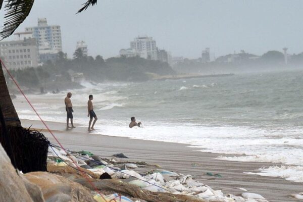 Rough seas