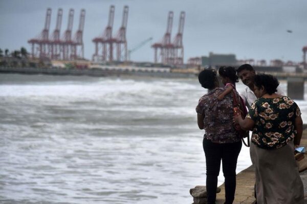 Rough seas