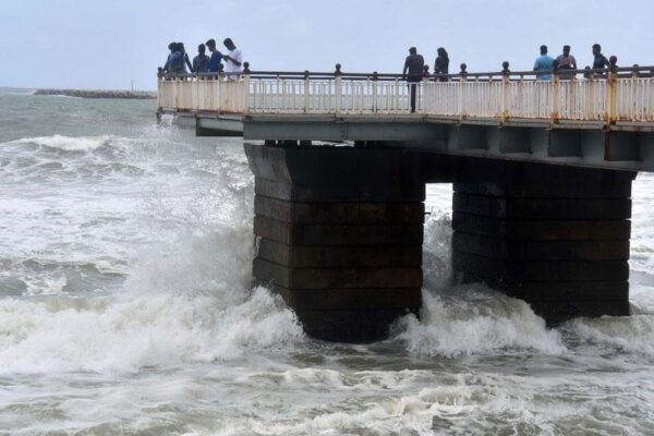 Rough seas