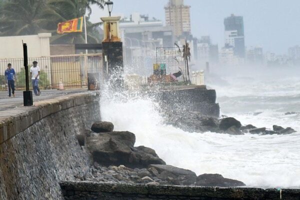Rough seas