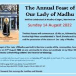 SLNSWCA - Transport arrangements to Berrima Madhu Feast - Express your interest by Sat 6th Aug