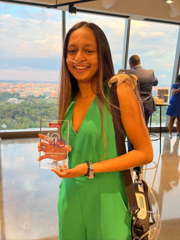 Shavini Fernando ( Entrepreneur | VR Designer & Developer | TedX Speaker | Member of Mindshare ) - Selected for the Washington Business Journal 40 under 40 class of 2022