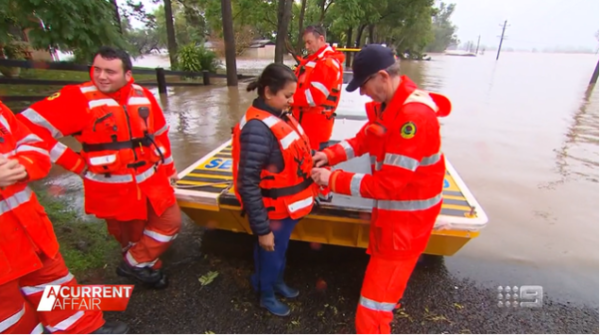 Doctor's mercy dash across surging floodwaters to help patients