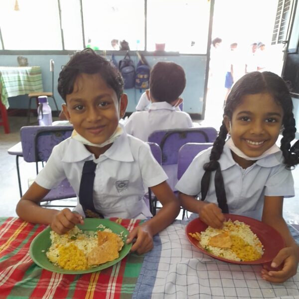 Free lunch for children at five Kamburupitiya schools