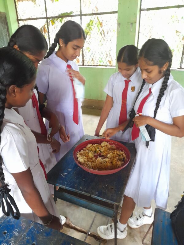 Free lunch for children at five Kamburupitiya schools