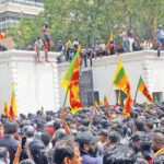 Protesters in their thousands stormed the President’s House
