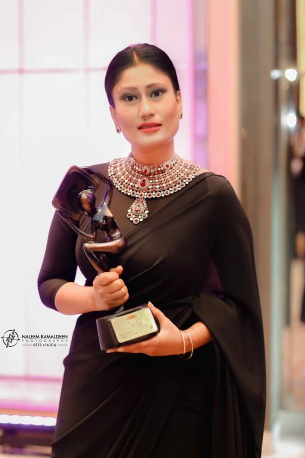 Sulochana Weerasinghe a thespian award winning actress having conquered the stage ,mini and silver screens in a relatively short period with recognition from foreign nations too - by Sunil Thenabadu