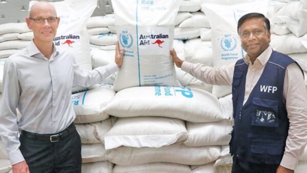 First rice consignment from Australia