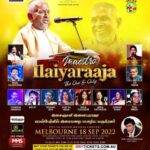 "ILAIYARAAJA" live in concert on September 2022 - Sunday 17 , 6.30 pm (Melbourne event)