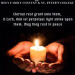 All Souls Day Mass 2022 - Celebrate The Lives Of The Dearly Departed Students & Staff of Holy Family Convent & St. Peter's College - 12th November 2022 (Sydney event)