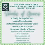 Ferguson High School Old Girl Association Australia Proudly Present Shades Of Greens 2022 - 20th November (Melbourne )