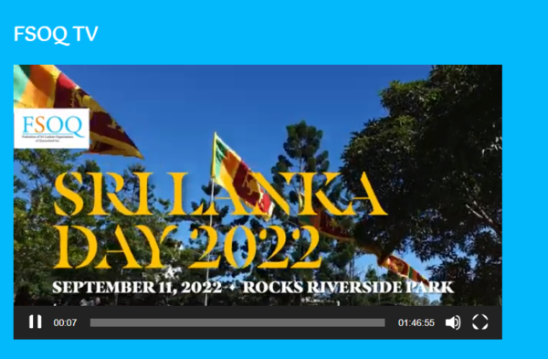 Sri Lanka Day 2022 held on 11 September 2022 in Brisbane – Rocks Riverside Park