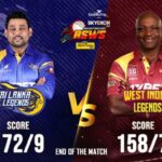 Sri Lanka Legends win by 14 runs; to play final against IND-L