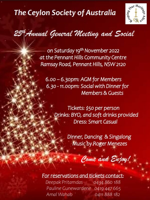 The Ceylon Society of Australia