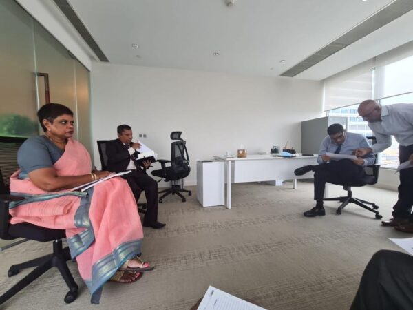Future Port City Colobo work planning session for the Badoer Investment Ltd