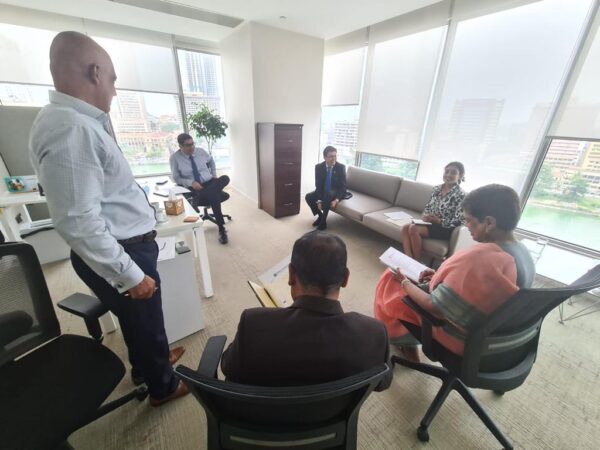 Future Port City Colobo work planning session for the Badoer Investment Ltd