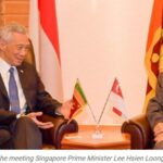 President Wickremesinghe meeting Singapore Prime Minister Lee Hsien Loong