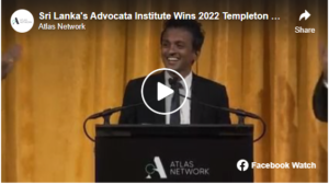 Sri Lanka's Advocata Institute Wins 2022
