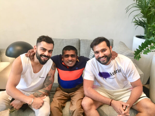 virat koli and gayan senanayake -elanka