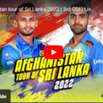 Sri Lanka vs Afghanistan