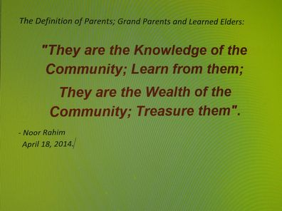Definition of Elders – by Noor Rahim