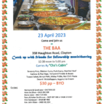 Curry Lunch - 23 April 2023 - 12 Noon to 5 PM