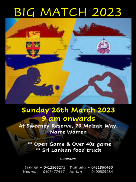 Big Match in Melbourne