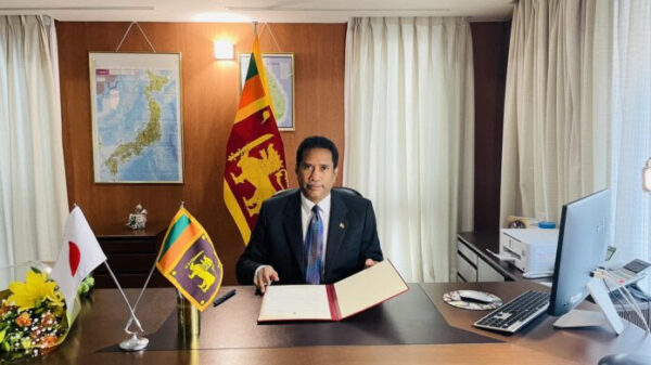 Ambassador Rodney M. Perera Presents Credentials to the Emperor of Japan